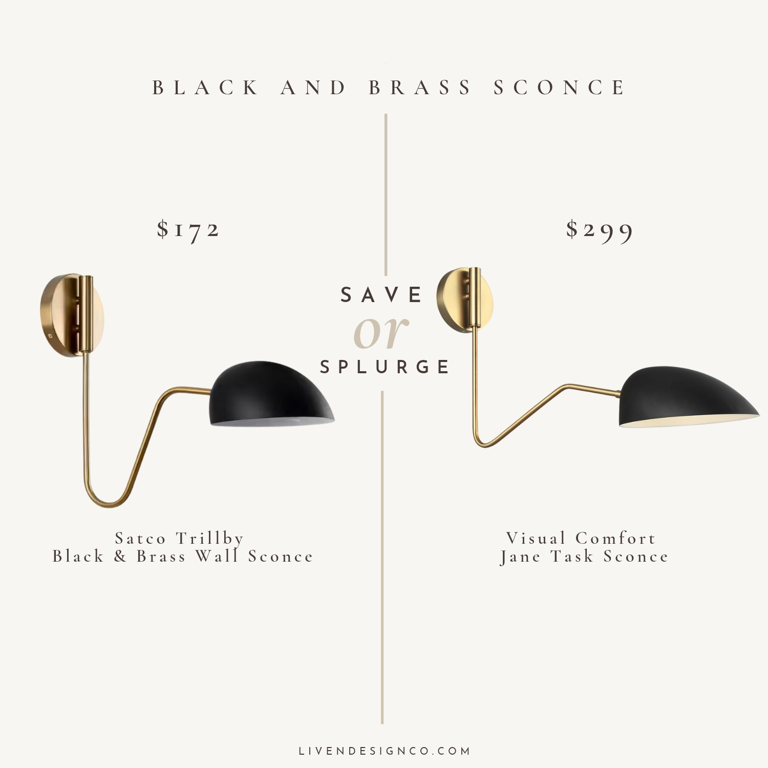 Black and brass sconce. Dupe. Look for less. Modern sconce 

#LTKSeasonal #LTKHome #LTKSaleAlert