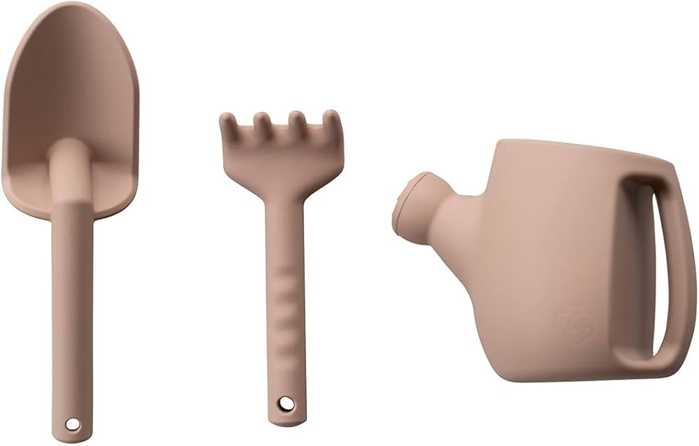 Boppabug | Kids Silicone Gardening Set | Outdoor Toy | Child Safe Watering Can, Rake, and Shovel ... | Amazon (US)