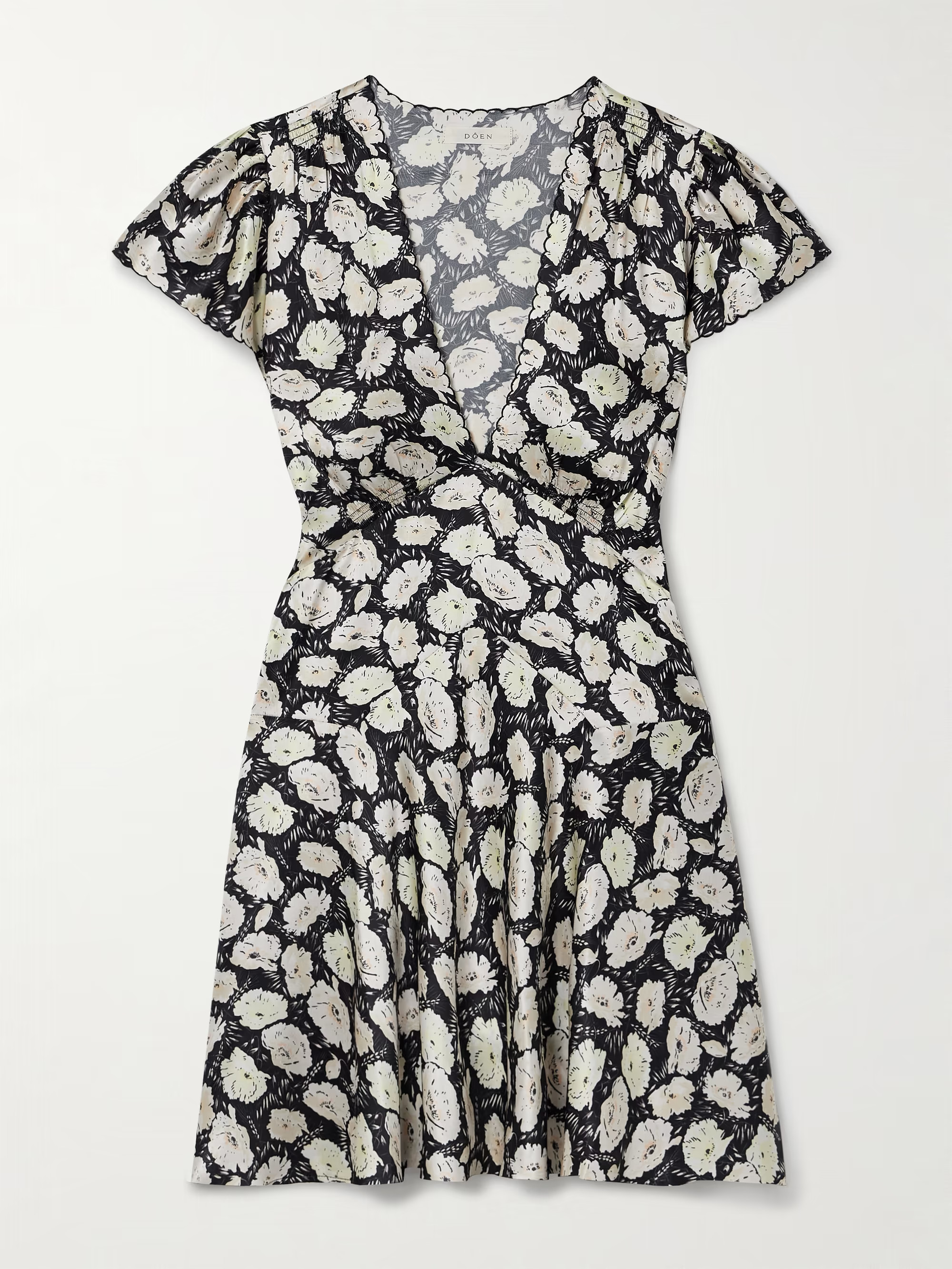 Dianne floral-print silk-satin mini dress | NET-A-PORTER (UK & EU)