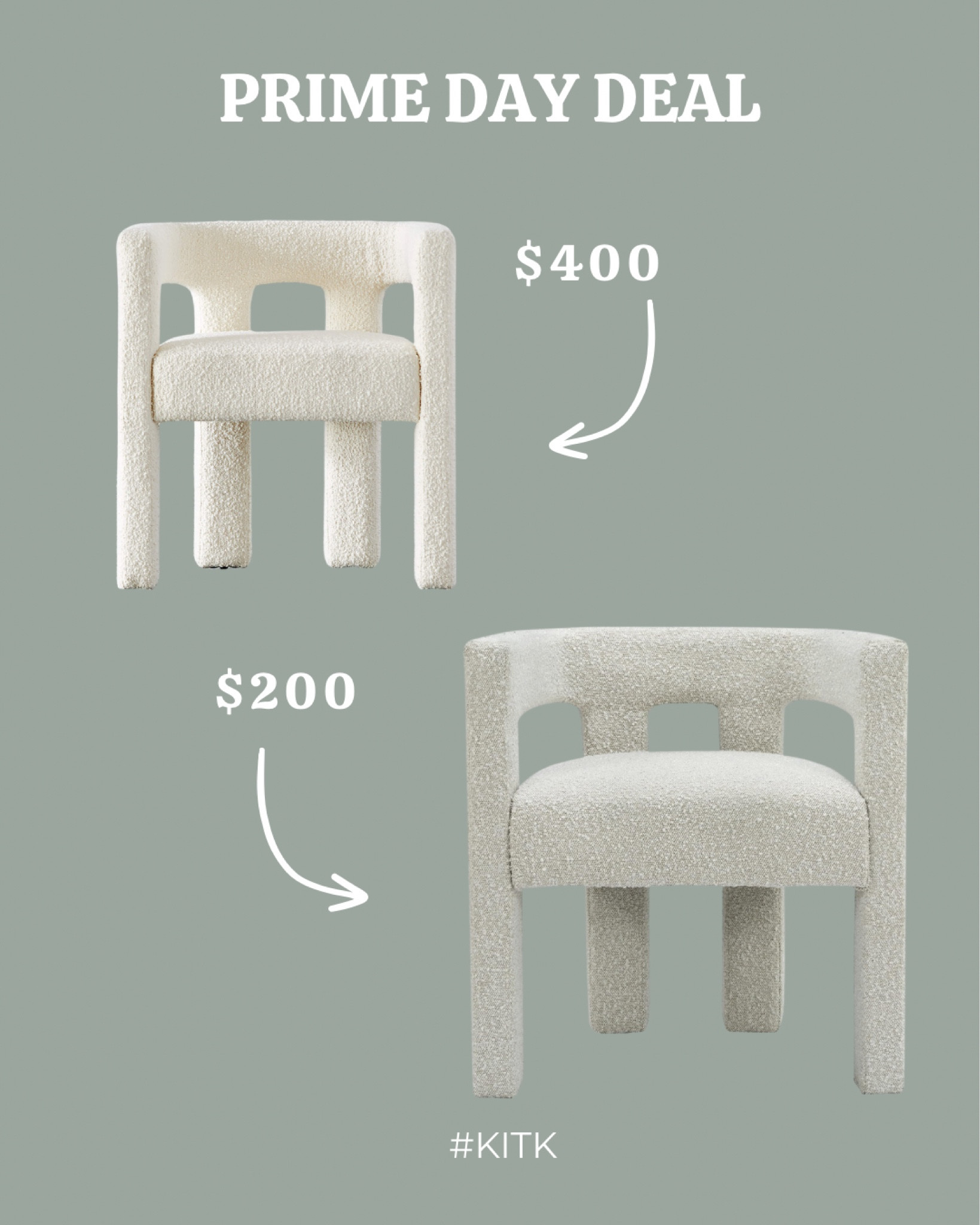 Prime day, amazon prime, prime day deals, dining chair, modern chair, boucle chair, 

#LTKsalealert #LTKhome #LTKxPrimeDay