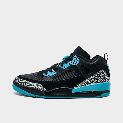 Jordan Men's Spizike Low Casual Shoes in Black/Gamma Blue/Wolf Grey Size: 9.5 | Finish Line (US)