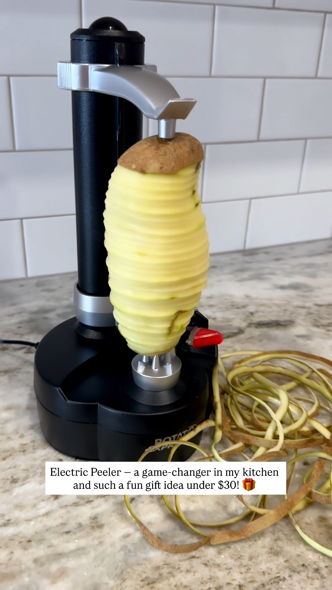 Electric Peeler ✨
One of my favorite kitchen gadgets — saves me so much time and makes prep super easy. Such a great gift under $30!

#LTKHome #LTKKitchen #AmazonFinds #KitchenGadgets 

#LTKmomlife #LTKGiftGuide #LTKfoodie
