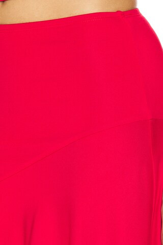 Jaqualina Midi Skirt in Red | Revolve Clothing (Global)