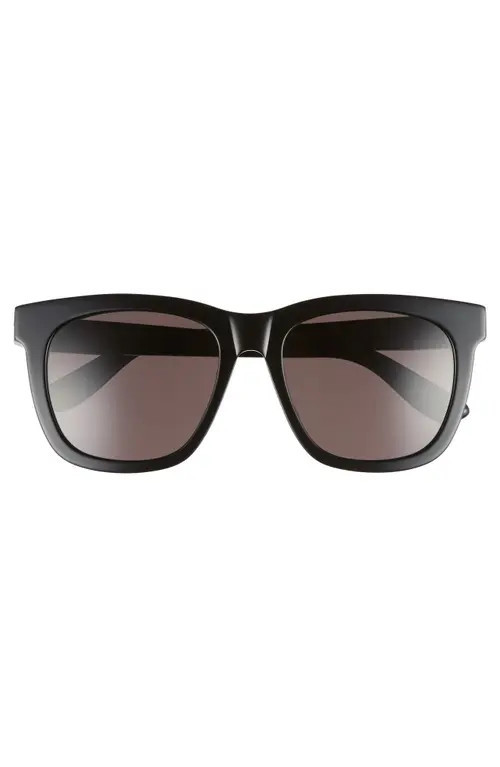 Saint Laurent 55mm Sunglasses in Black/Gold at Nordstrom | Nordstrom