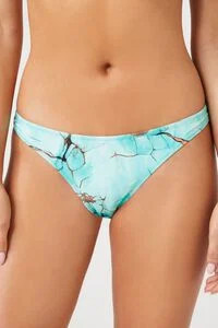 Marble Print Bikini Bottoms | Forever 21 (US)
