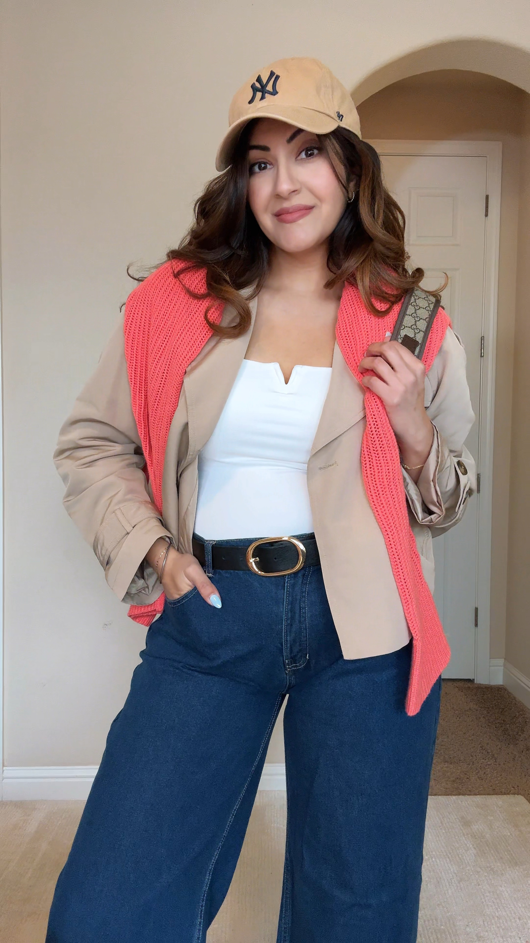 25% off sitewide with code SPRINGFLING25
 I recently got these jeans from @velvetheartclothing and I love the fit on my midsize body! While they make a great base for spring outfits, I wanted to add some color and play with outfit combos. These are outfit combinations for work and play! 

What do you think about Denim + Khaki + 🍓 Strawberry? I’m loving the pop of color. ❤️💙💛

Wearing size 12 in jeans, medium in sweater and cardigan 

15% off the first purchase with code WELCOME15 

 #VHpartner #springoutfit #outfitstyling ad#outfitinspiration #stylingtips #trenchcoat 

Size 12 jeans | size 12 outfits | size 10 outfits | size 10 jeans | spring outfits | trench coat outfits | affordable luxury | chic but comfortable outfits | spring workwear |  casual workwear 

#LTKWorkwear #LTKWatchNow #LTKSaleAlert
