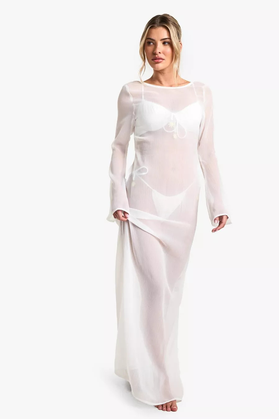 Beachwear Essentials Maxi Dress | boohoo (US & Canada)