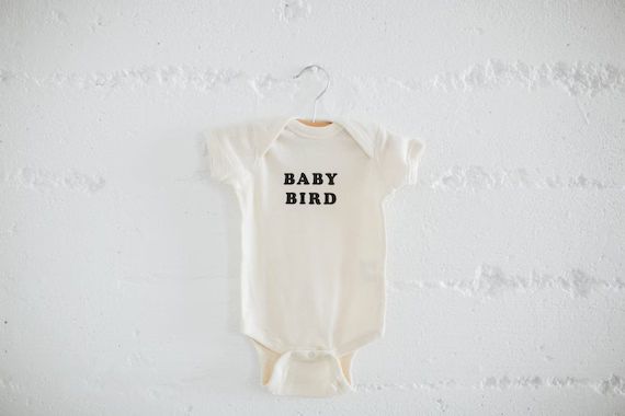 Baby Bird, Infant's bodysuit, by The Bee & The Fox | Etsy (US)