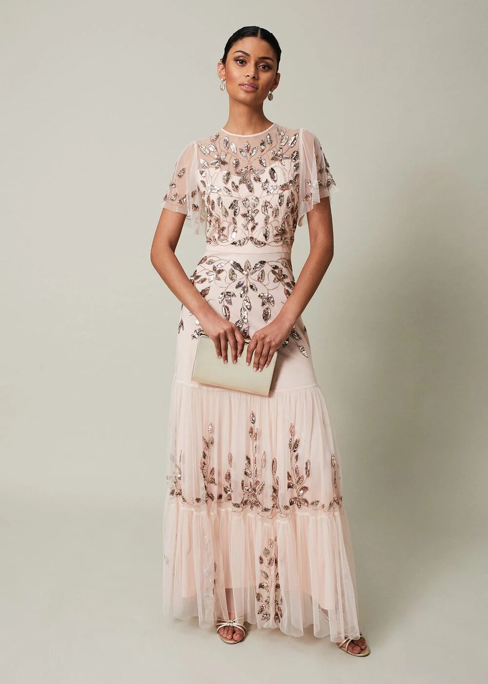 Hilary Embellished Maxi Dress | Phase Eight UK | | Phase Eight