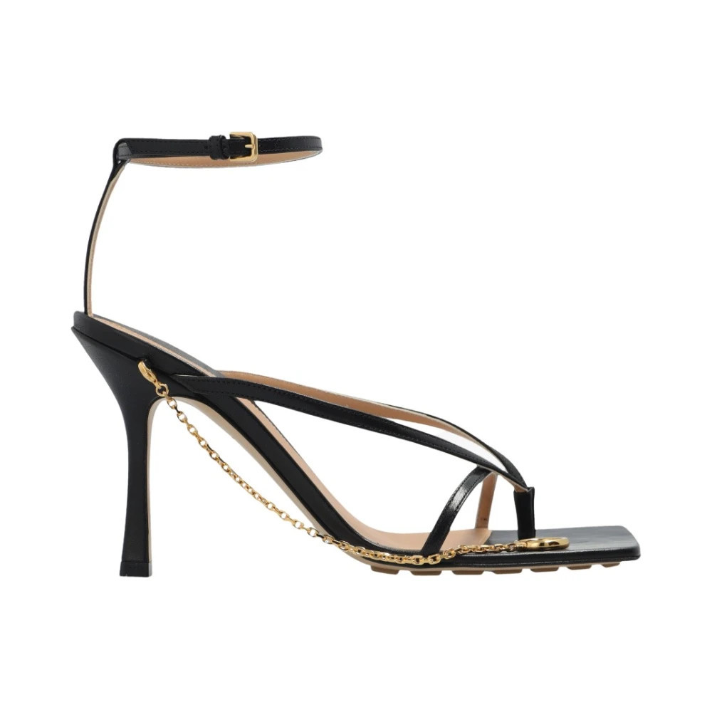 Stylish Heeled Sandals for Sunny Walks - female - Bottega Veneta - High Heel Sandals - Black - 3 UK - Shoes | Miinto UK Ltd