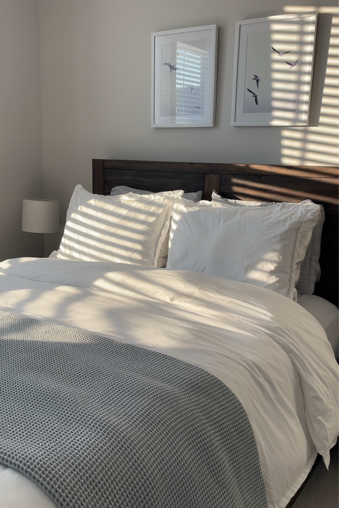 Cozy bed / fluffy duvet / pottery barn / boll & branch bedding / white sheet set 

#LTKHome