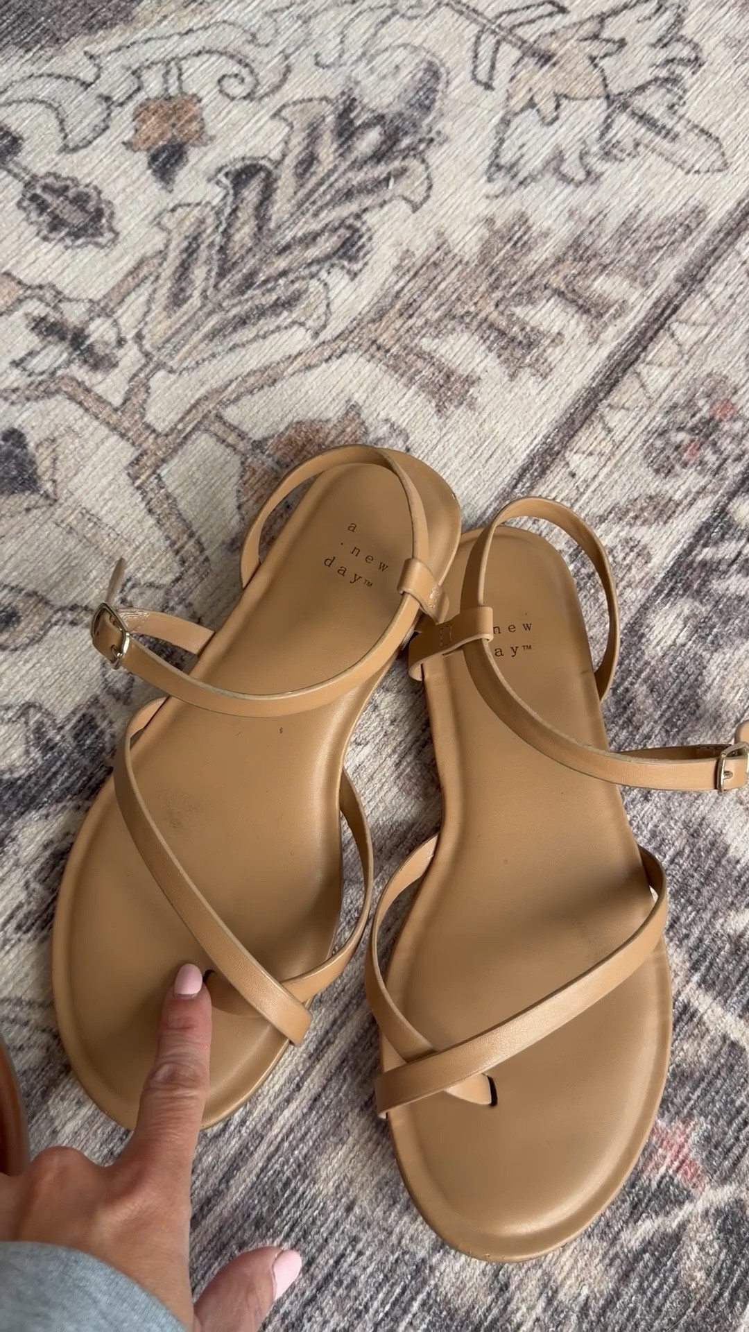 Under $20 sandals! This have sadly sold out in a size 5 but available in most sizes 6 and up. A great neutral sandal for summer.