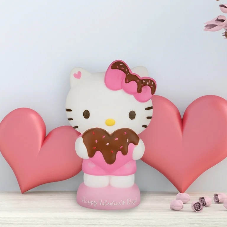 Valentine Lighted Blow Mold Outdoor Decor Hello Kitty Love Is Sweet 12" Sanrio | Walmart (US)