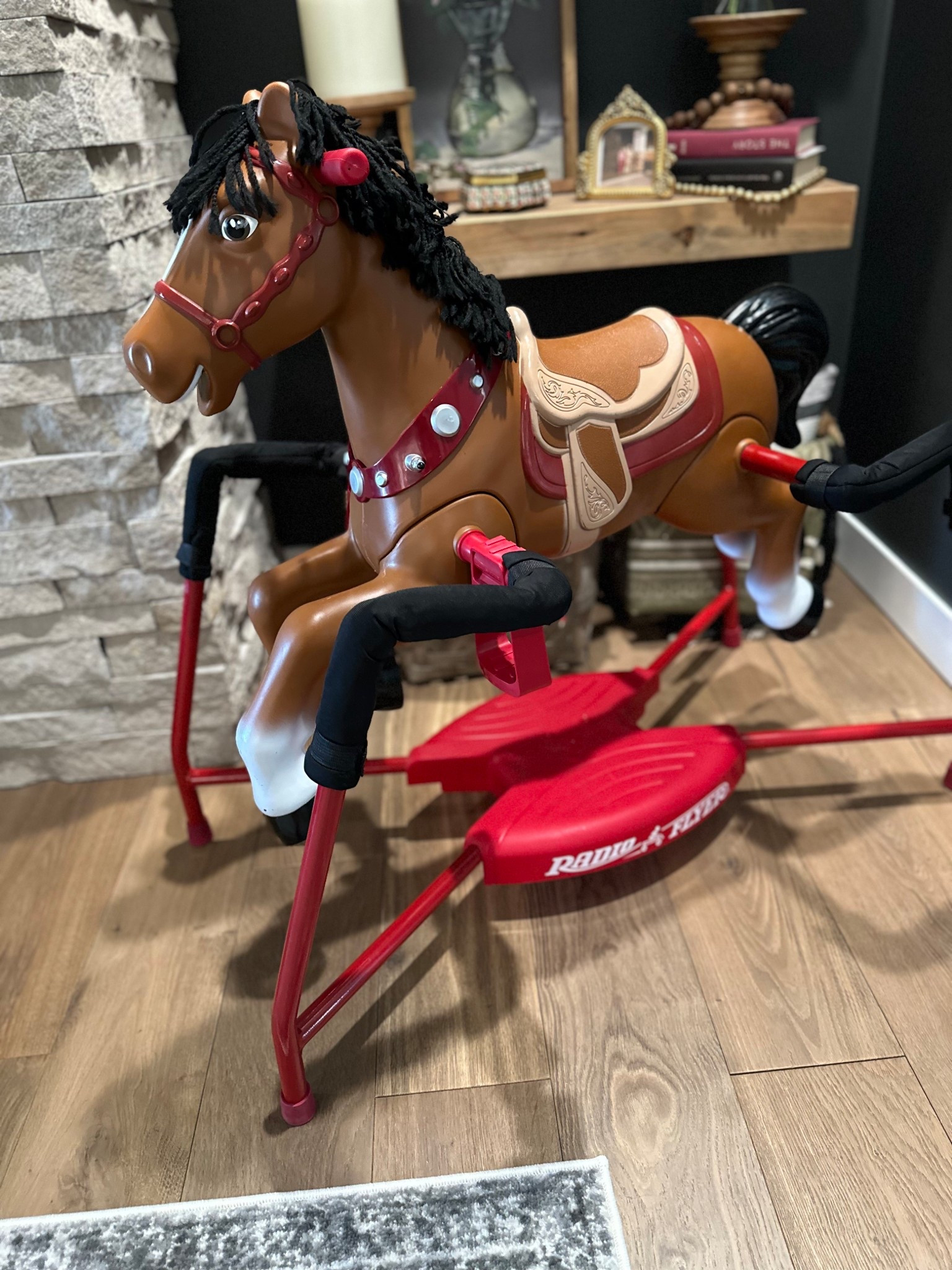 Classic red rider horse! 

#LTKBaby #LTKHome #LTKmomlife