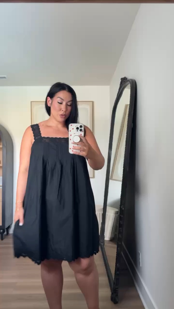 A little black dress moment from @abercrombie! Size XL #abercrombiepartner 

summer outfits, midsize fashion, mini dress

#LTKootd #LTKSeasonal #LTKMidsize
