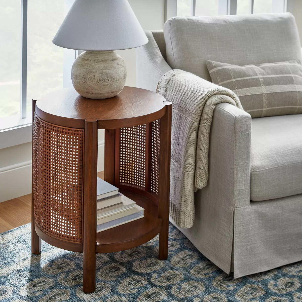 Portola Hills Woven Accent Table - Threshold™ designed with Studio McGee | Target