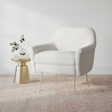 Phoebe Chair - Metal Legs | West Elm (US)