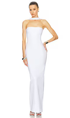 Helsa The Stephanie Dress in White from Revolve.com | Revolve Clothing (Global)