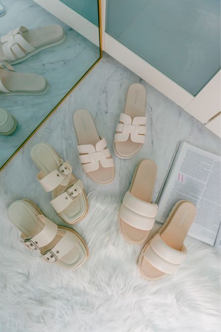 Some recent Amazon sandal finds that I’m excited about!
I ordered my true size in all of them and was happy with the fit

Amazon shoes | slide sandals | platform sandals | espadrilles | espadrille sandals | Amazon fashion finds | Amazon the drop


#LTKfindsunder50 #LTKSeasonal #LTKstyletip