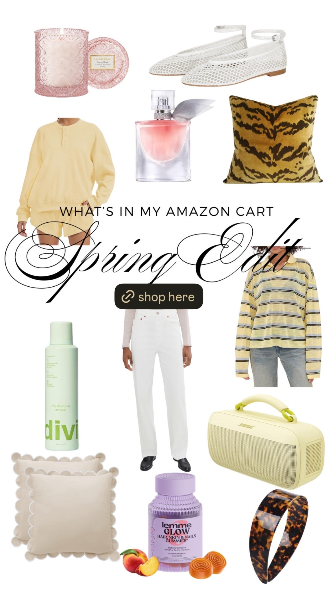 What’s in my Amazon cart- spring edition 

#LTKspringtrends #LTKdayinmylife #LTKBeauty