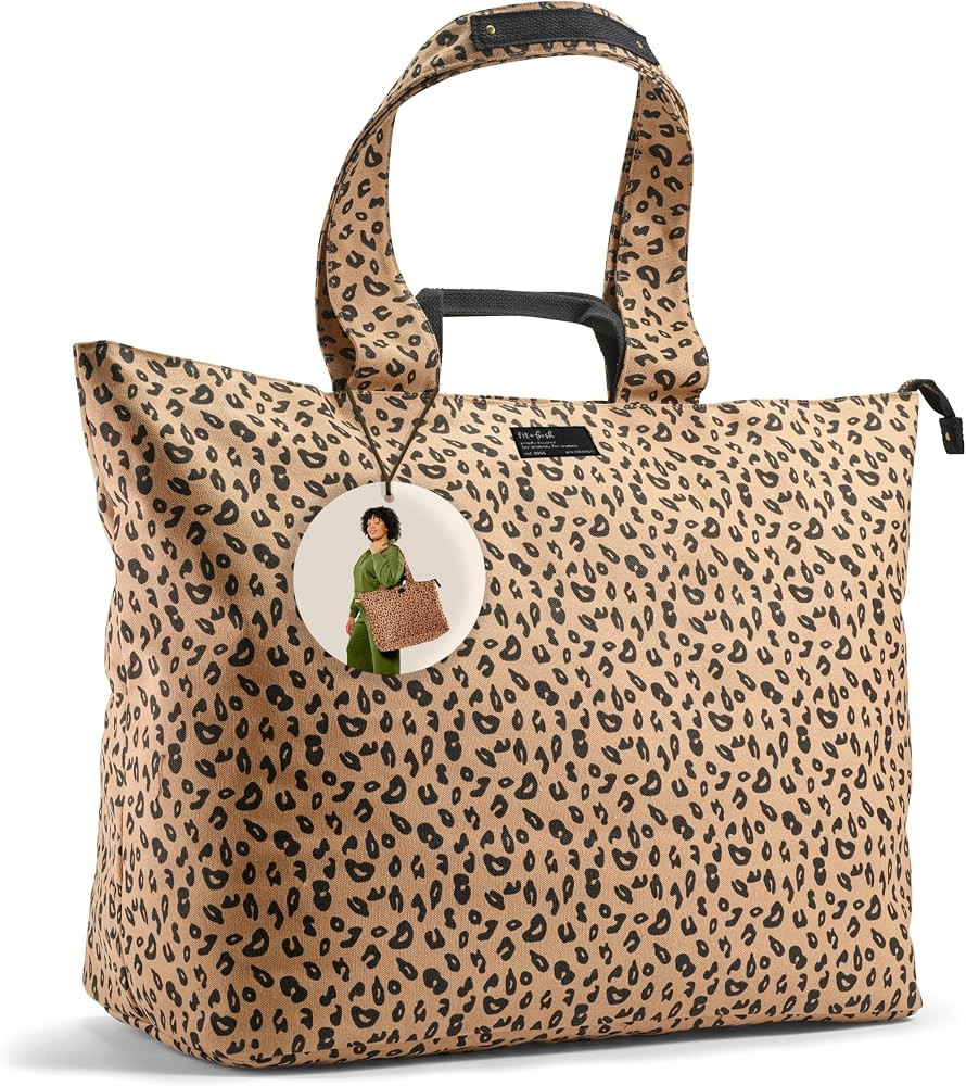 Fit & Fresh Large Beach Bag for Women - Extra Large Travel Tote With Pockets | Amazon (US)