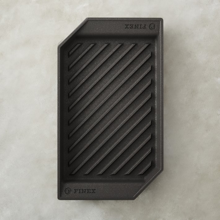 FINEX Seasoned Cast Iron Lean Grill Pan | Williams-Sonoma