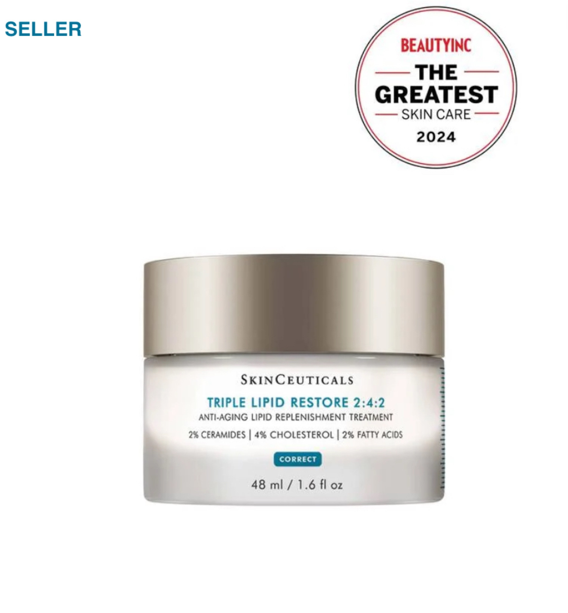 The best day time moisturizer for aging skin. A thick consistency but extremely hydrating and skin smoothing. 

#LTKBeauty #LTKOver40