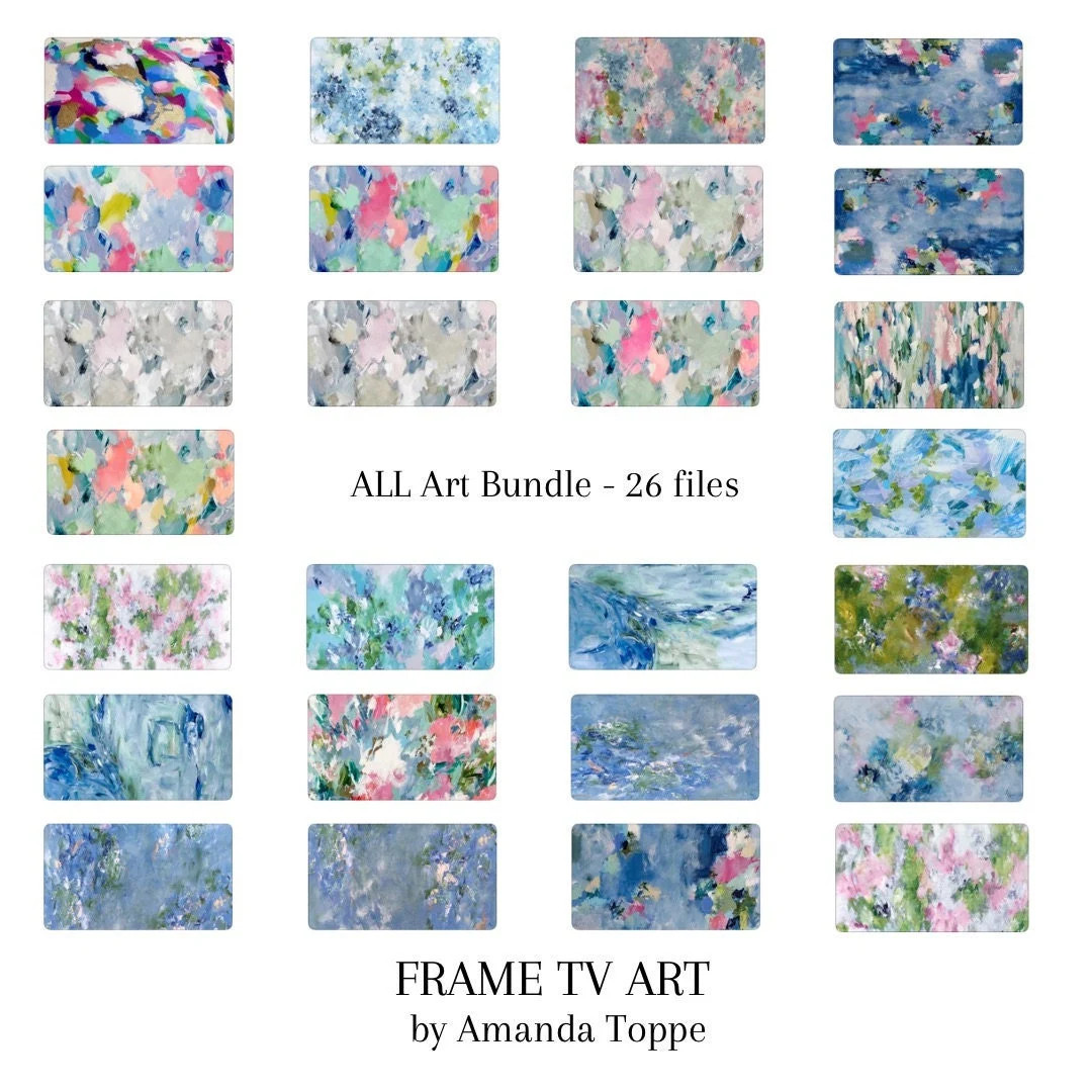 Samsung Frame TV Art  Instant Download  ALL Art Bundle  26 - Etsy | Etsy (US)