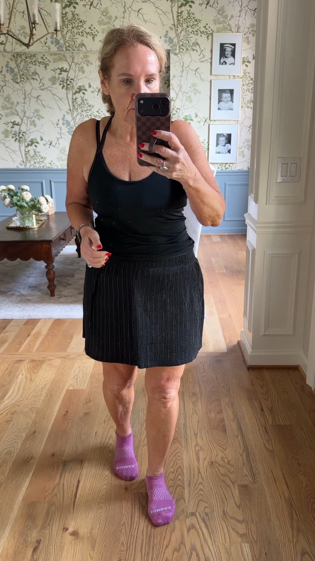 Spanx activewear is one of the only brands I’ll wear. 
Skort large, shelf bra tank medium

#LTKOver40 #LTKActive #LTKmorningroutine