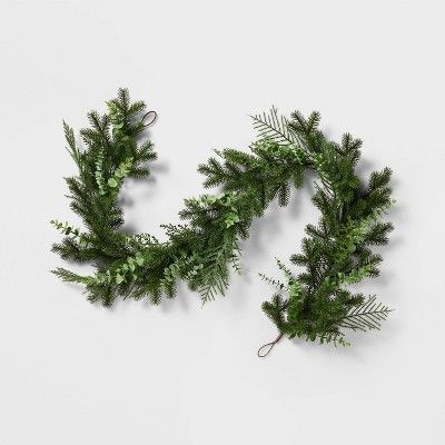 Mixed Pine and Eucalyptus Christmas Garland - Threshold™ designed with Studio McGee | Target