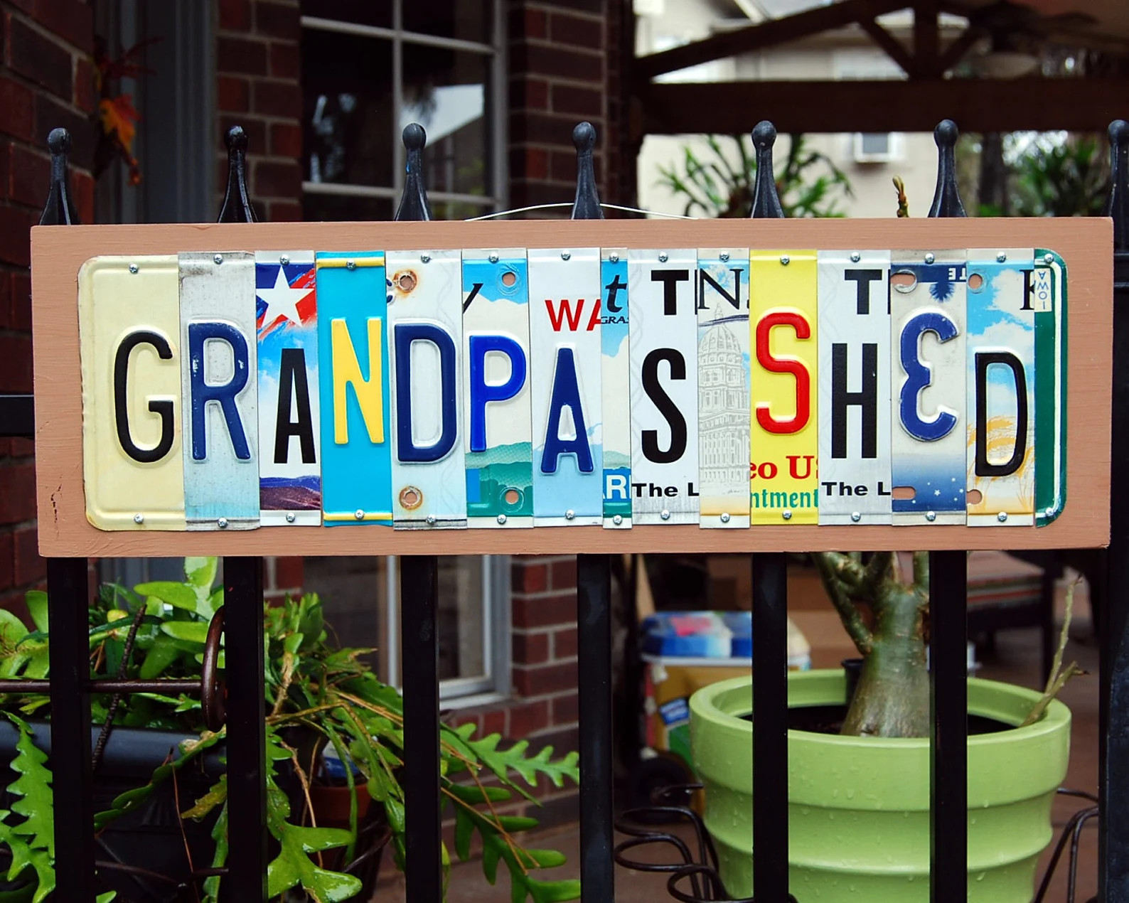 Poppy, Pawpaw, Pop, Papa, Grandpa's Place, Shed, Garage, Shop License Plate Sign, Father's Day Gi... | Etsy (US)