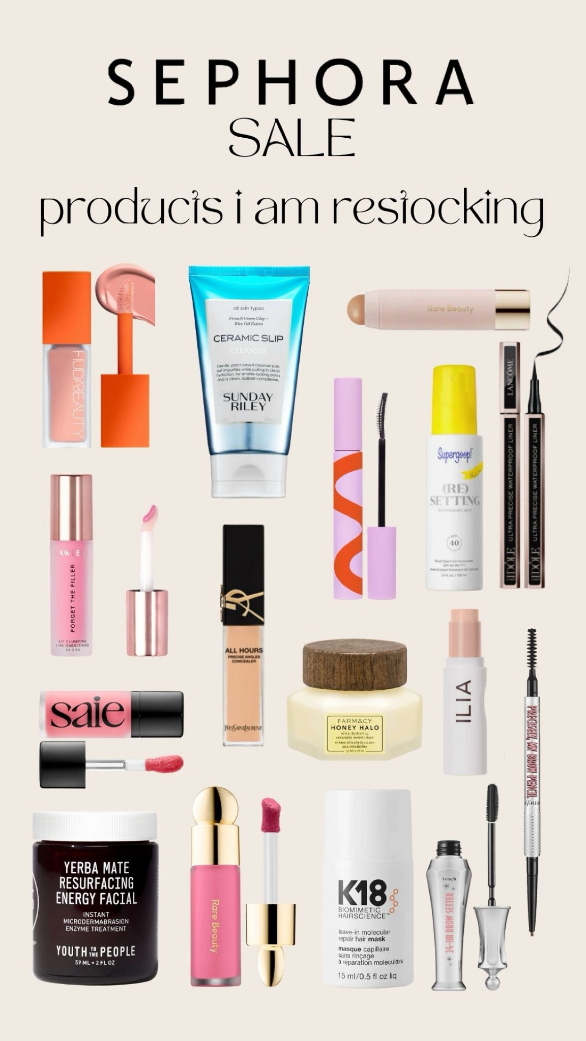 Sephora Sale Restock

#LTKxSephora