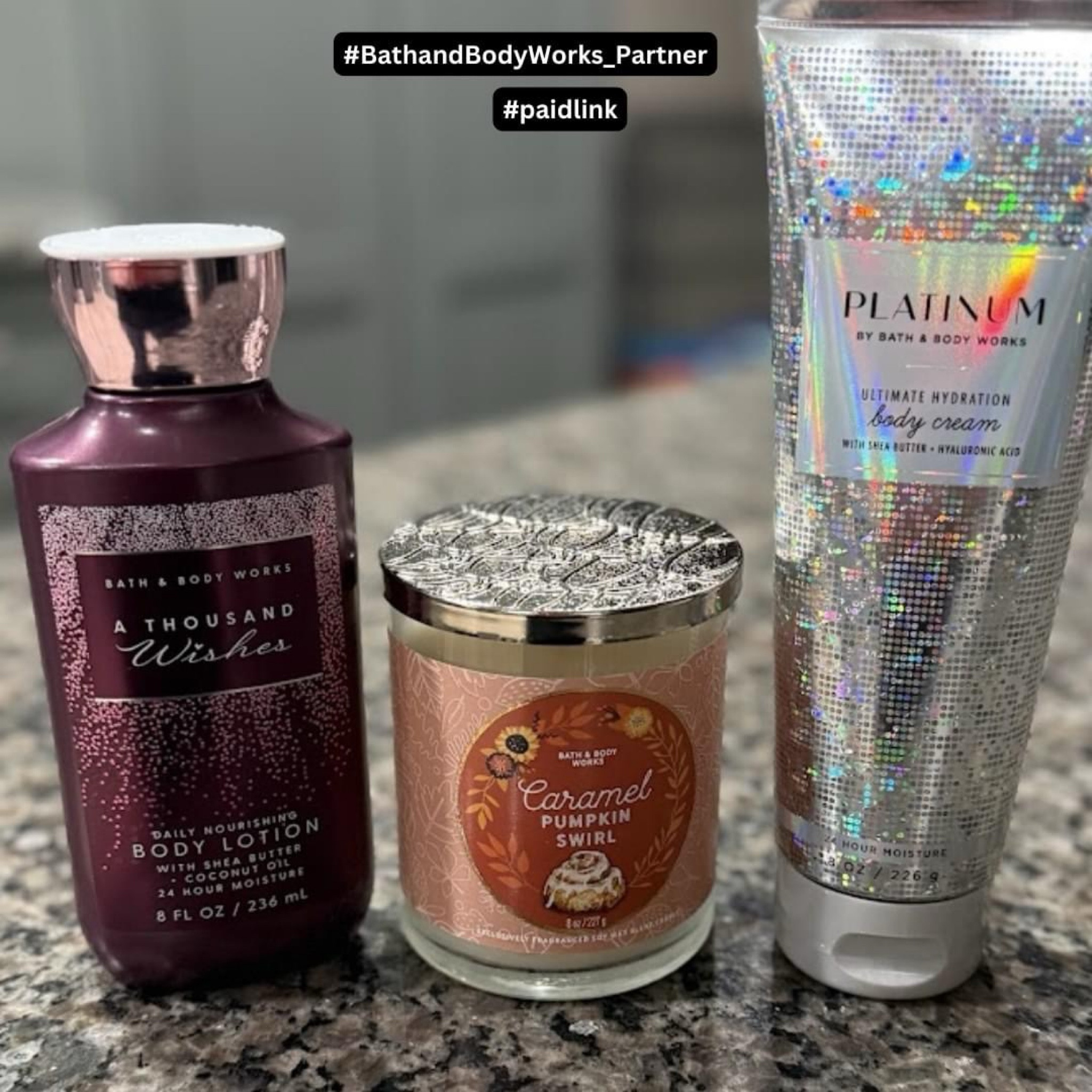 #PaidLink #BathandBodyWorks_Partner

🎁✨ Treat yourself or someone special with the perfect gift from @bathandbodyworks 🌸 Whether it’s their new luxurious scents like Platinum, a well loved 1000 Wishes with a new look  or their delightful candles, there’s something for everyone. 💖

Even better, I have an exclusive 15% off code! Enter JESS15 at checkout for 15% off your order up to $250!*

Spread some love this season and make every moment a little more fragrant and fabulous! 🌼 What’s your go-to gift from Bath & Body Works? Share your favorites below!

*15% off any purchase on 10/22/2024 at 6:00 AM ET to 10/26/2024 at 5:59 AM ET. Valid on www.bathandbodyworks.com only. Enter code JESS15 at checkout. Promotion will only apply to first $250 of an order. Cannot be combined with any other offer except in BBW’s sole discretion. Discount will be applied to merchandise subtotal after all other discounts have been applied. Sales tax, shipping and handling, gift cards, and previous purchases do not qualify. Other restrictions may apply.

#LTKSeasonal #LTKHoliday #LTKGiftGuide