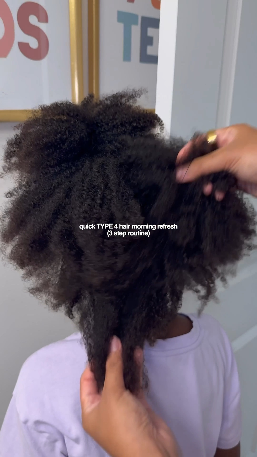 3 step curly hair refresh morning routine! Type 4 hair💕

#LTKStyleTip #LTKKids #LTKBeauty