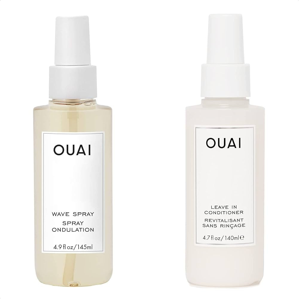 OUAI Wave Spray (4.9 Fl Oz) + Leave-In Conditioner (4.7 Fl Oz) | Amazon (US)