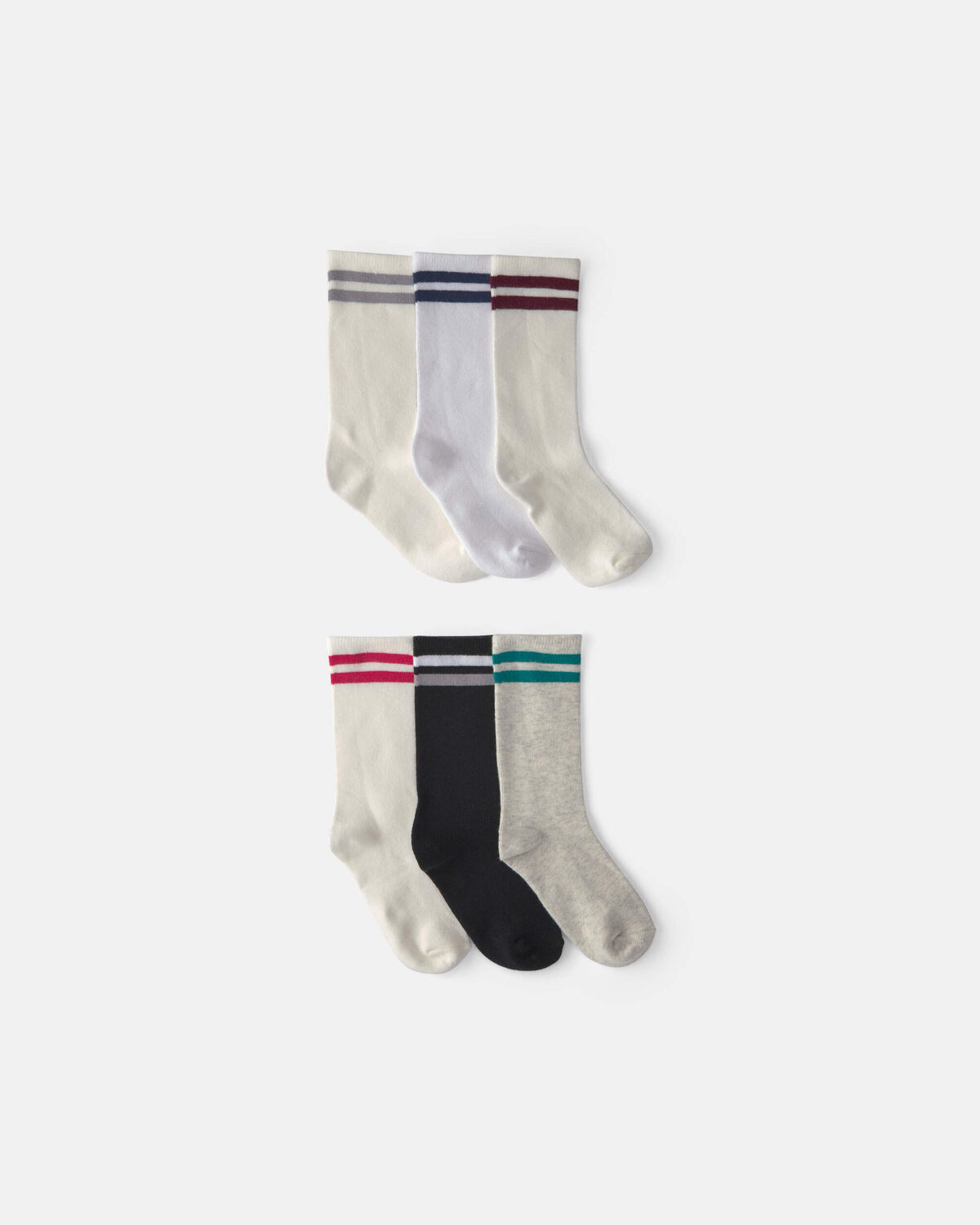 Boys 6-Pack Varsity Striped Crew Socks | Carter's Inc