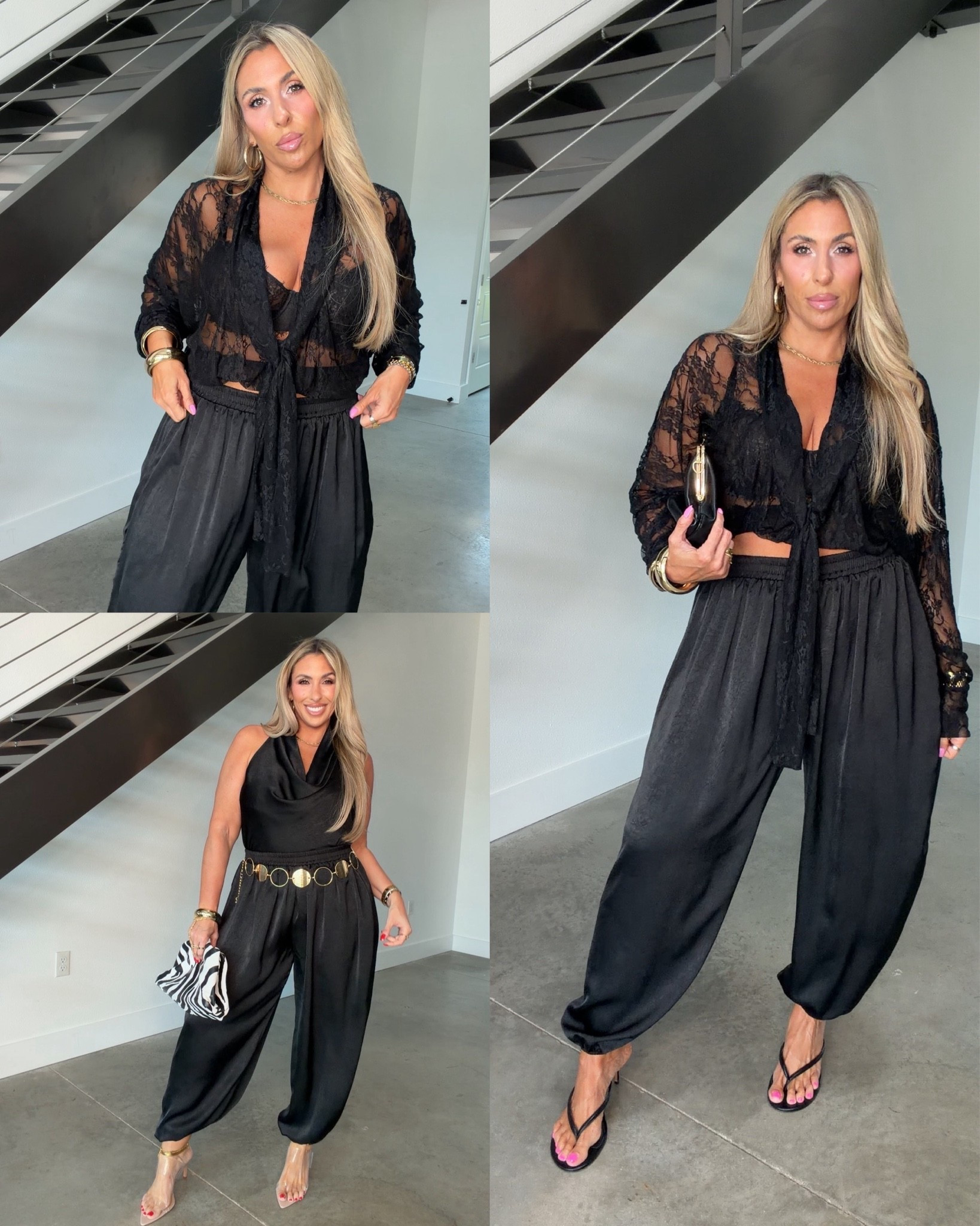 Curvy date night looks

Satin set XL. (Stretchy waist) 
Lace top L (stretchy & soft) styled with the pants from the set. 

Featuring my fav busty girl strapless bra

Linked my fav non transfer body glow, makeup and scent.

#datenightoutfit
#LTKOver40 #LTKMidsize #LTKootd #LTKOver40 #LTKMidsize