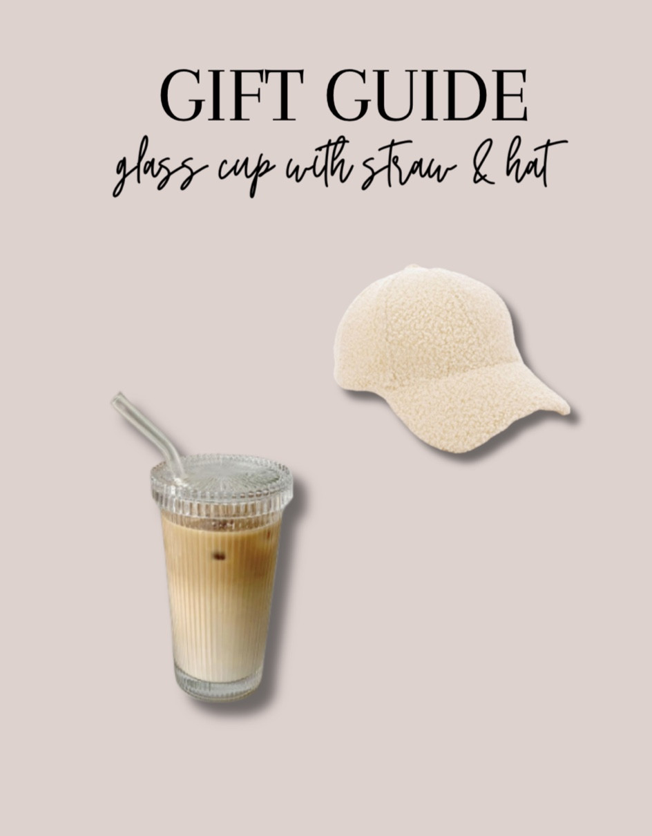 Glass iced coffee tumbler
Women’s Sherpa hat
Neutral clean girl aesthetic

#LTKGiftGuide #LTKHoliday #LTKSeasonal
