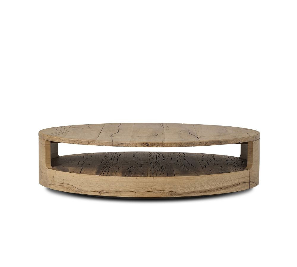 Briggs Round Reclaimed Wood Coffee Table | Pottery Barn (US)