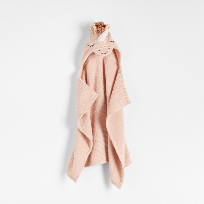 Unicorn Organic Hooded Personalized Baby Towel + Reviews | Crate & Kids | Crate & Barrel