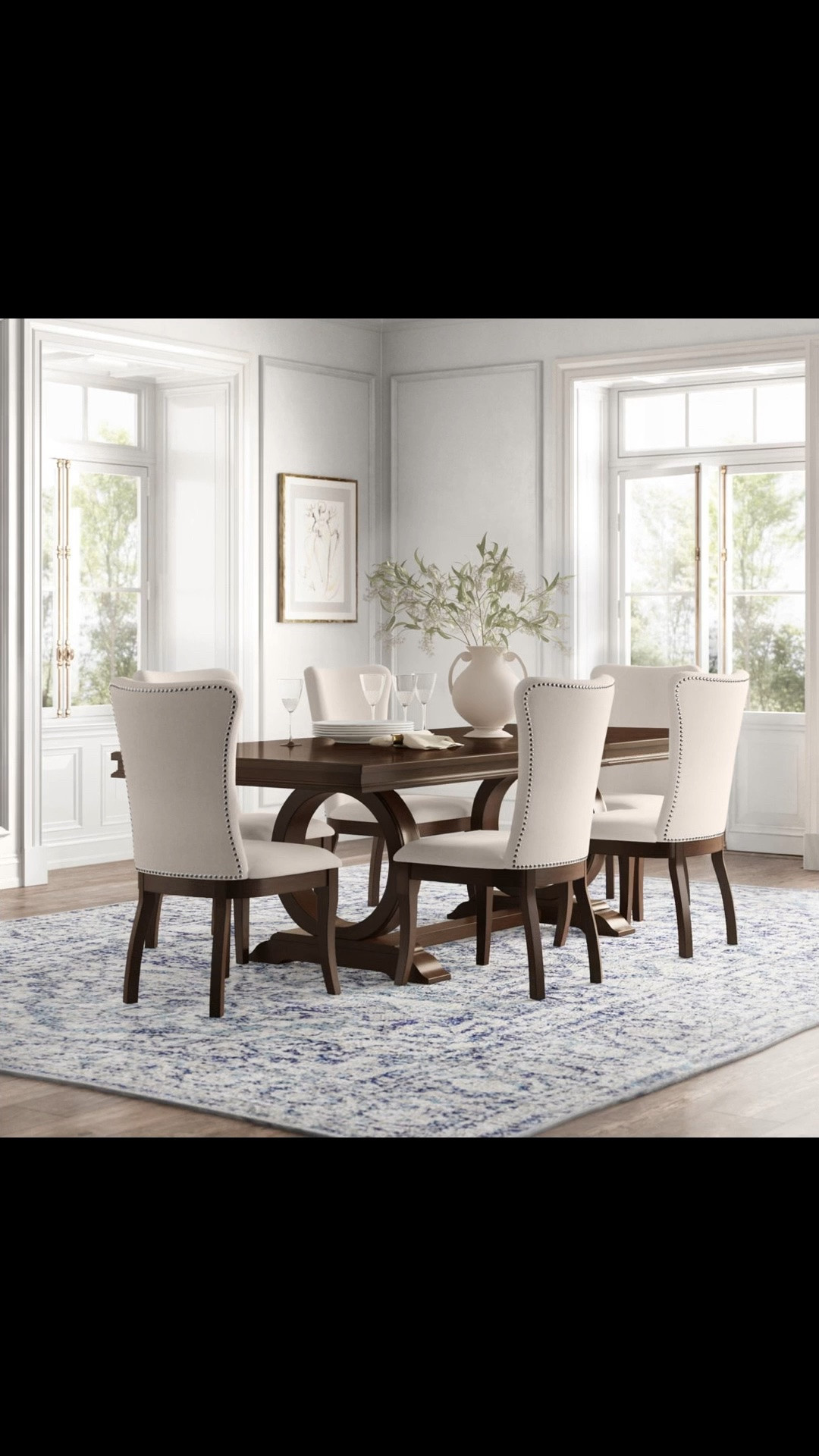 Lydon 6 - Person Extendable Double Pedestal Dining Set

#LTKU #LTKOver40 #LTKPlusSize