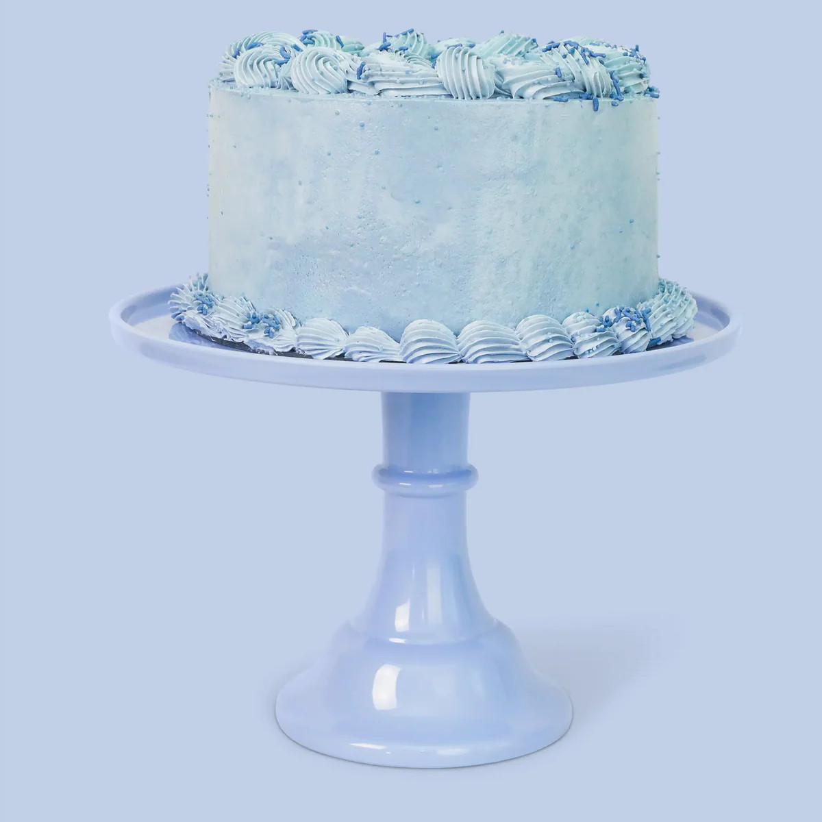 Melamine Cake Stand - Wedgewood Blue | Ellie and Piper