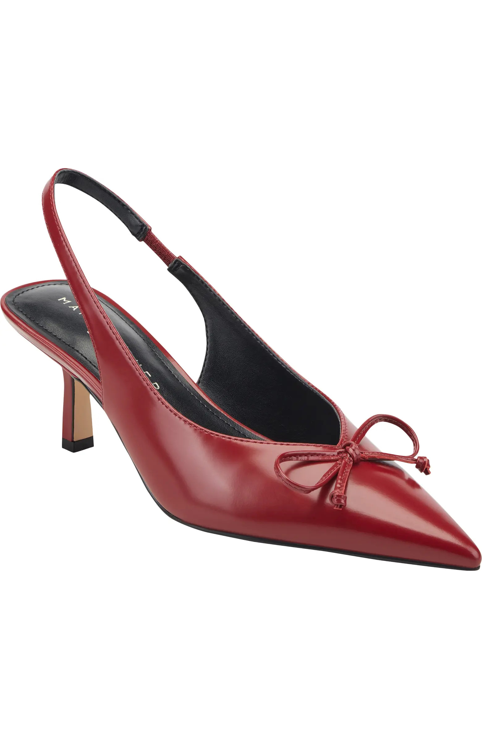 Gretel Slingback Pointed Toe Bow Pump (Women) | Nordstrom