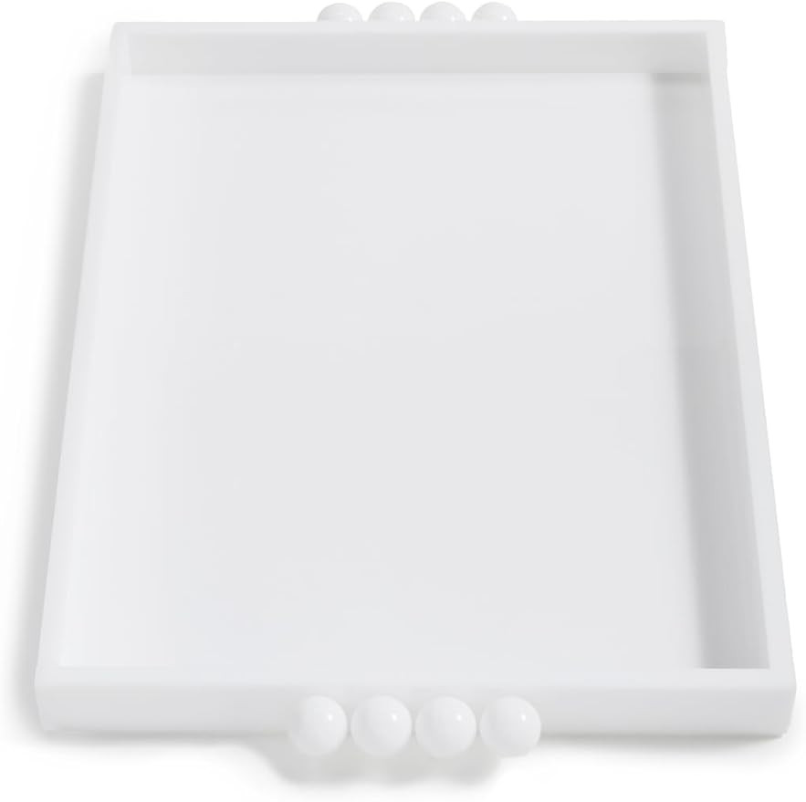 Women's Lucite Tray with Bubble Handle | Amazon (US)