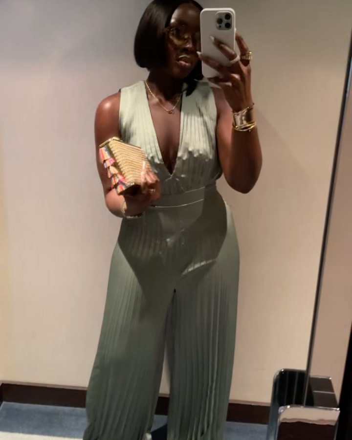 #LTKCON look, day 1. Wearing a medium in the jumpsuit and made the mistake of using body oil before putting it on. Don’t be like me! Wicked cute - grab it! 

#LTKCon 

#LTKBeauty #LTKVideo