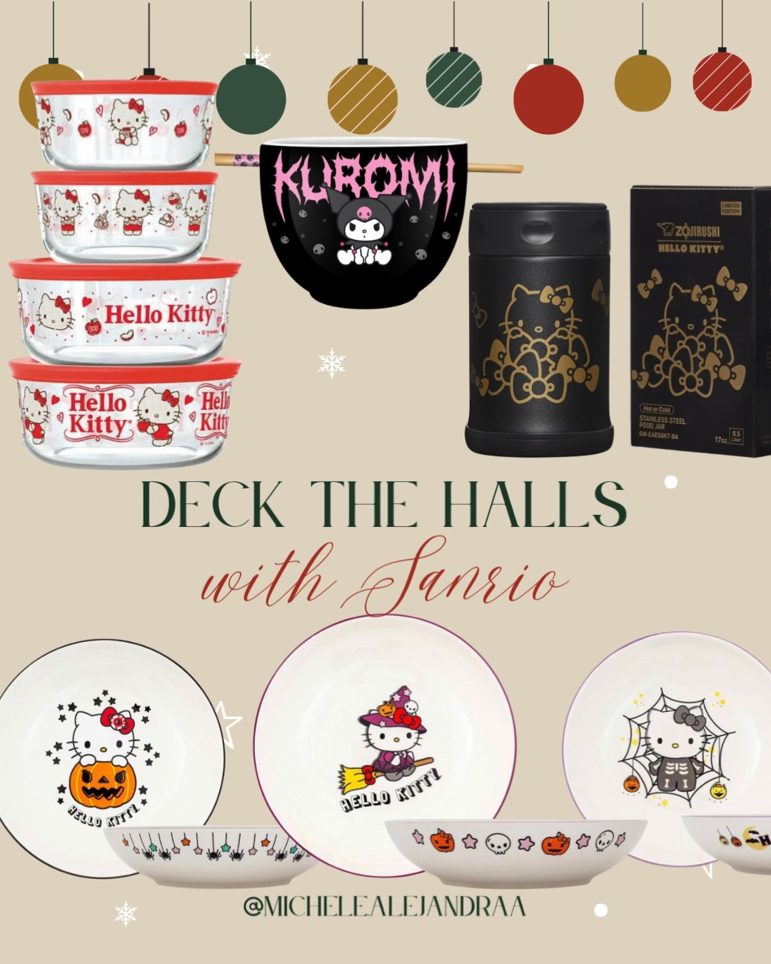 Use your Amazon gift card on these Sanrio kitchen items! Hello Kitty food storage, the Halloween bowls and Kuromi

#LTKsalealert #LTKhome #LTKVideo