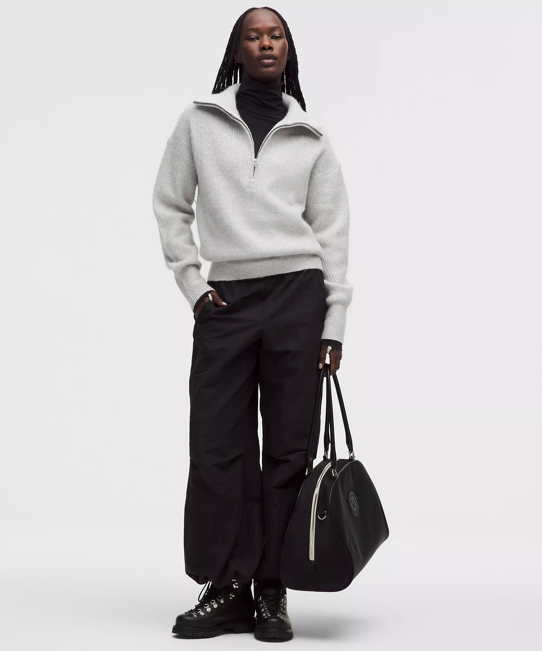 Alpaca-Blend Collared Half-Zip Sweater$168 USD | Lululemon (US)