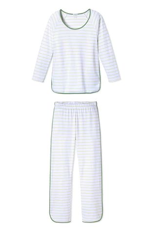 Pima Long-Long Set in Vine | LAKE Pajamas