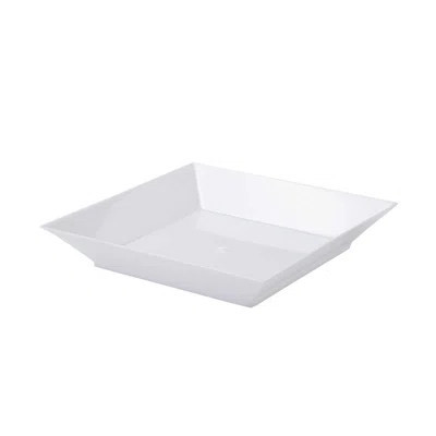 Restaurantware-3.9 x 3.9 Inch Party Plates, 20 Disposable Appetizer Plates - Elegant, Square, White Plastic Serving Plate, Durable, For Weddings Birth | Wayfair North America