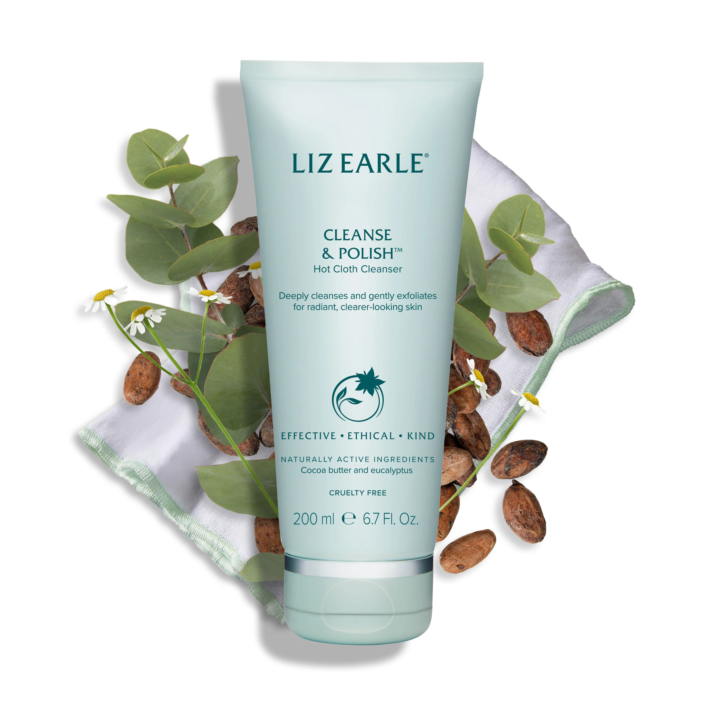 Cleanse & Polish™ Hot Cloth Cleanser 200ml | Liz Earle Beauty (UK)